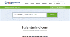 Desktop Screenshot of 1giantmind.com